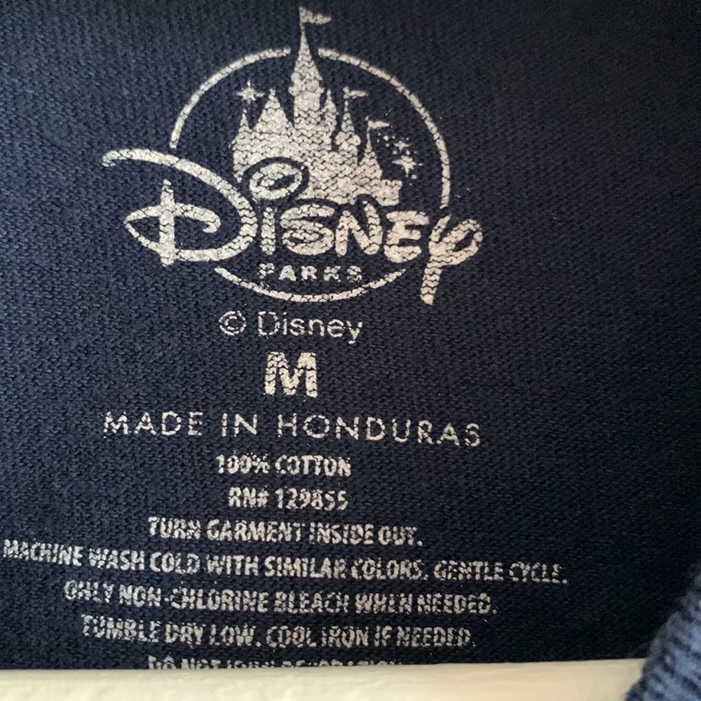 Disney Walt Disney World T-shirt Blue Medium Mickey Donald Goofy Pluto Vacation